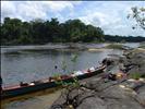 Boat on Tapanahoni river